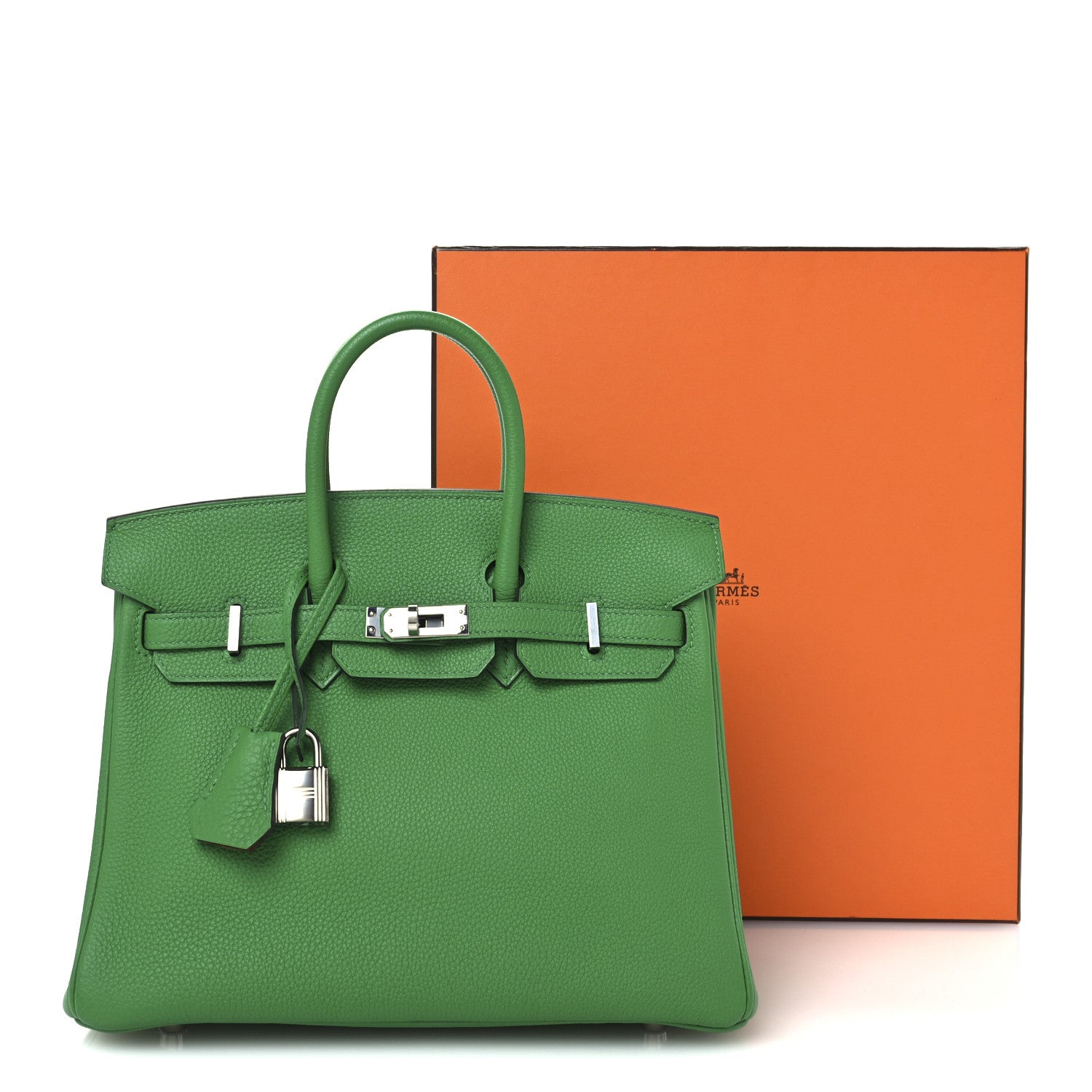 Hermes Togo Verso Birkin 25 Bambou Caramel 12 of 12