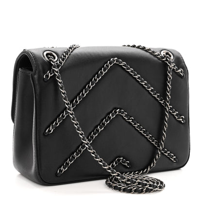 Chanel Lambskin Small CC Chain Flap Black 3 of 11