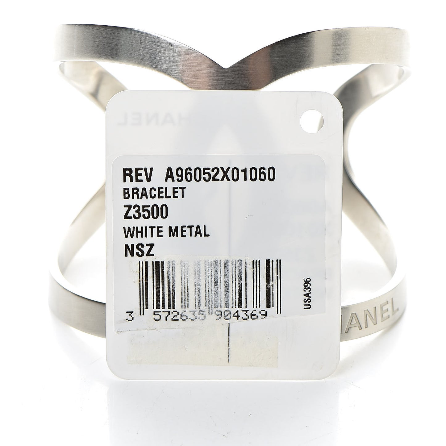 Metal CC Cuff Silver