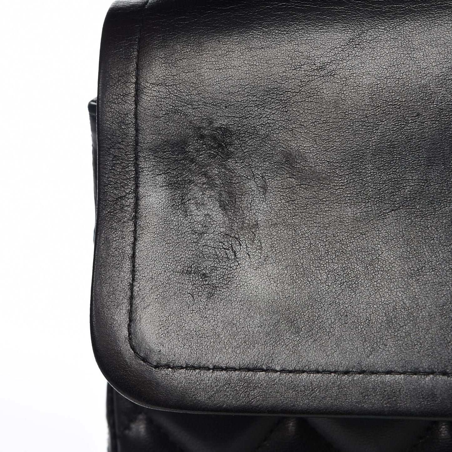 Lambskin Quilted Maxi Double Flap Black
