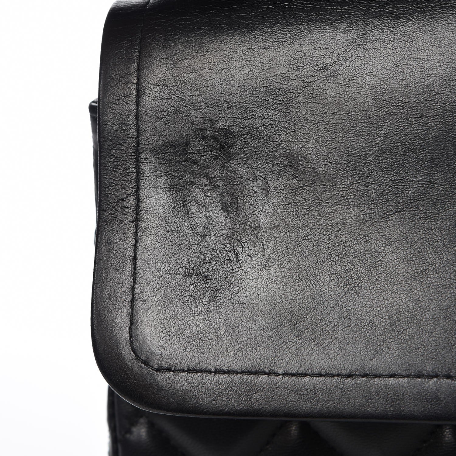 Chanel Lambskin Quilted Maxi Double Flap Black 10 of 14