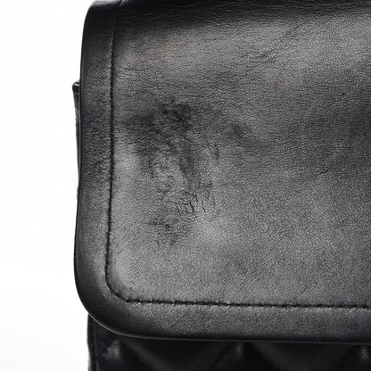 Chanel Lambskin Quilted Maxi Double Flap Black 10 of 14
