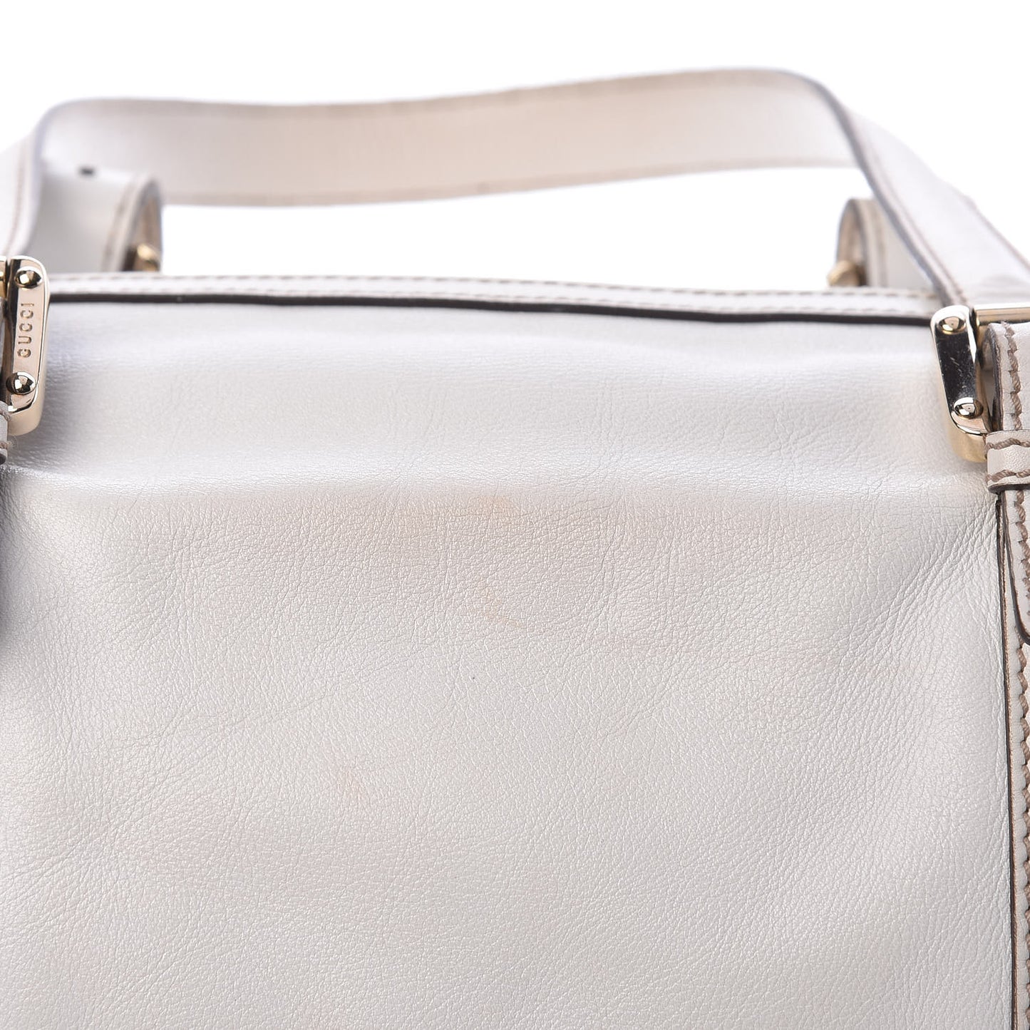 Calfskin Medium Britt Boston White