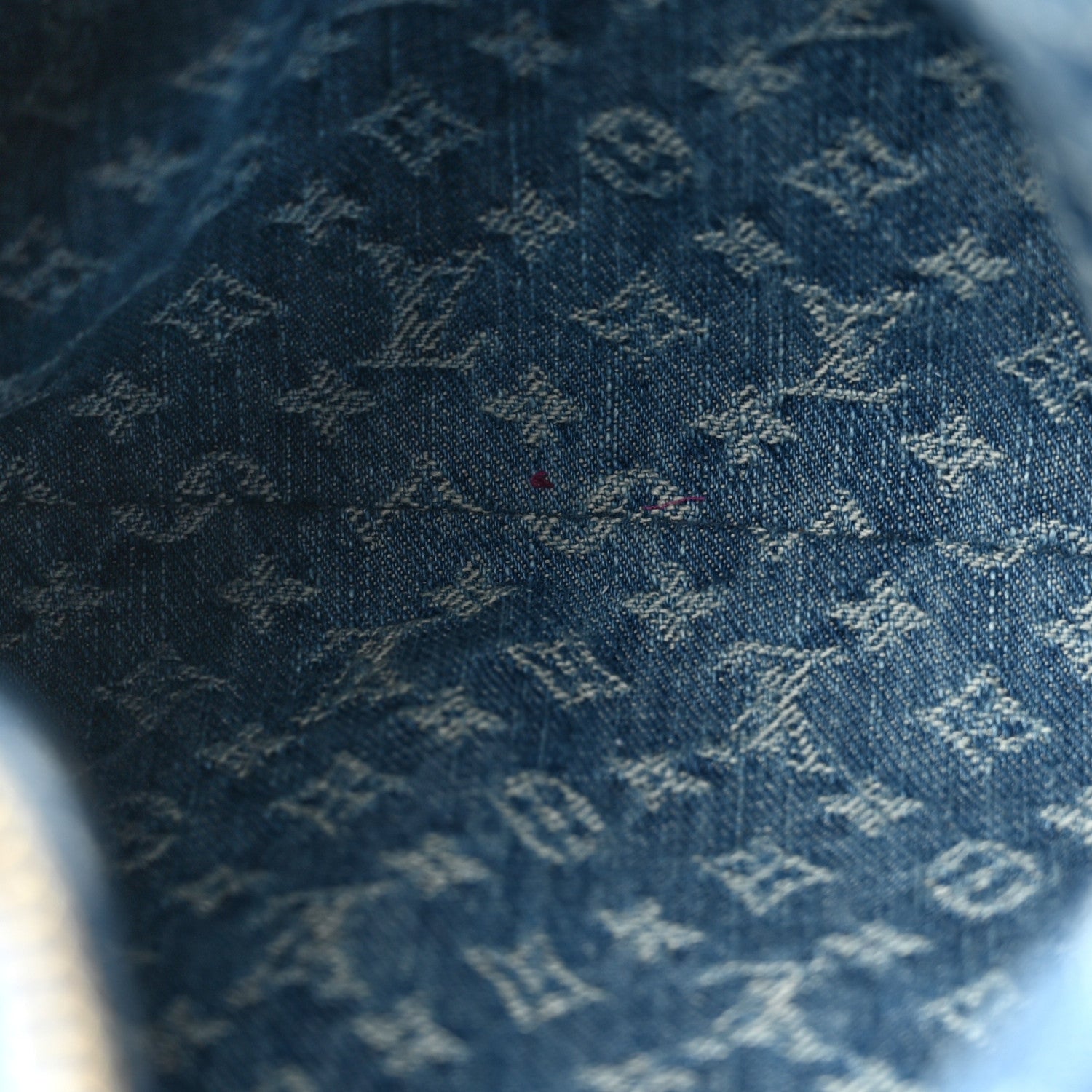 Louis Vuitton Monogram Denim Baggy NM Blue 5 of 12