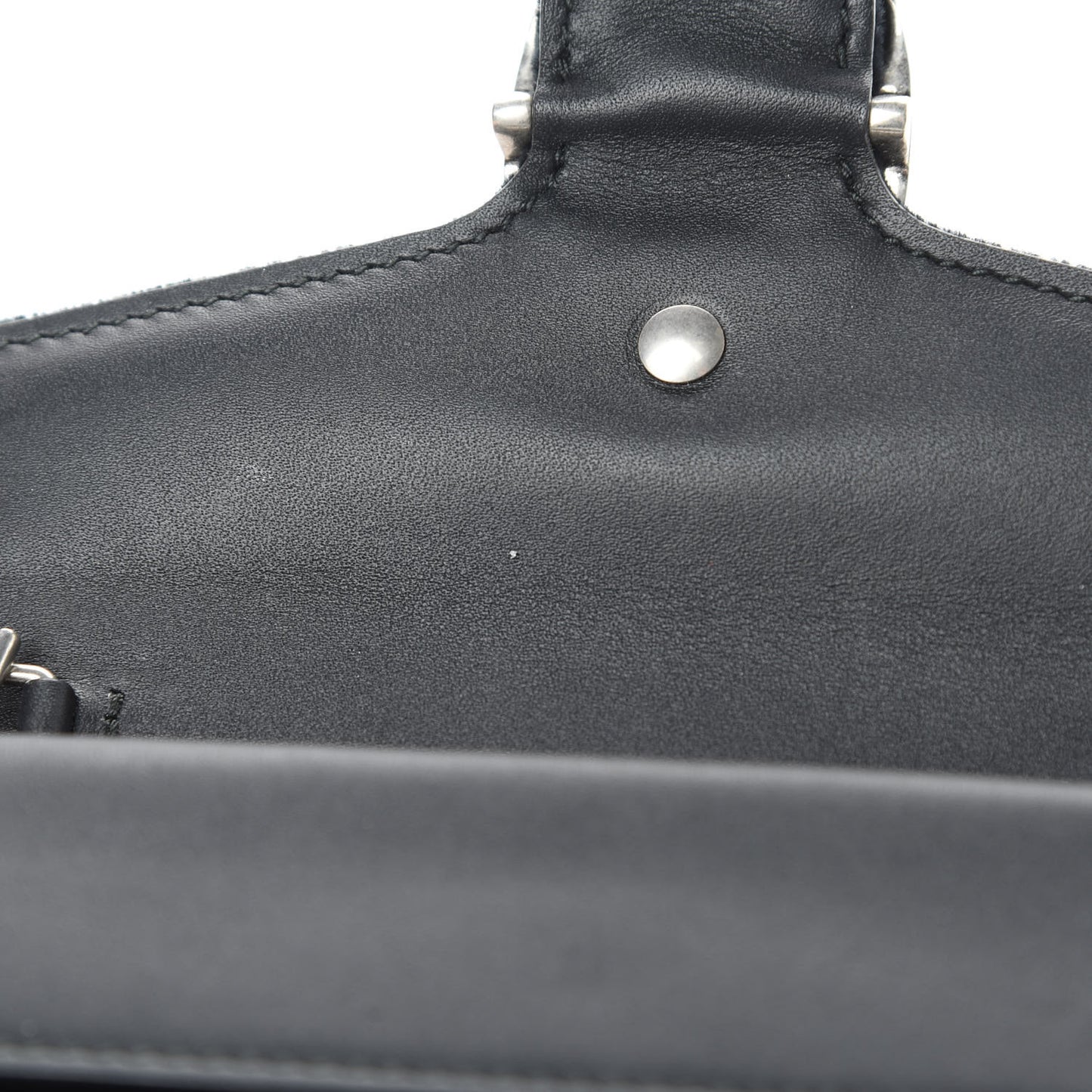 Velvet Crystal Super Mini Dionysus Shoulder Bag Black