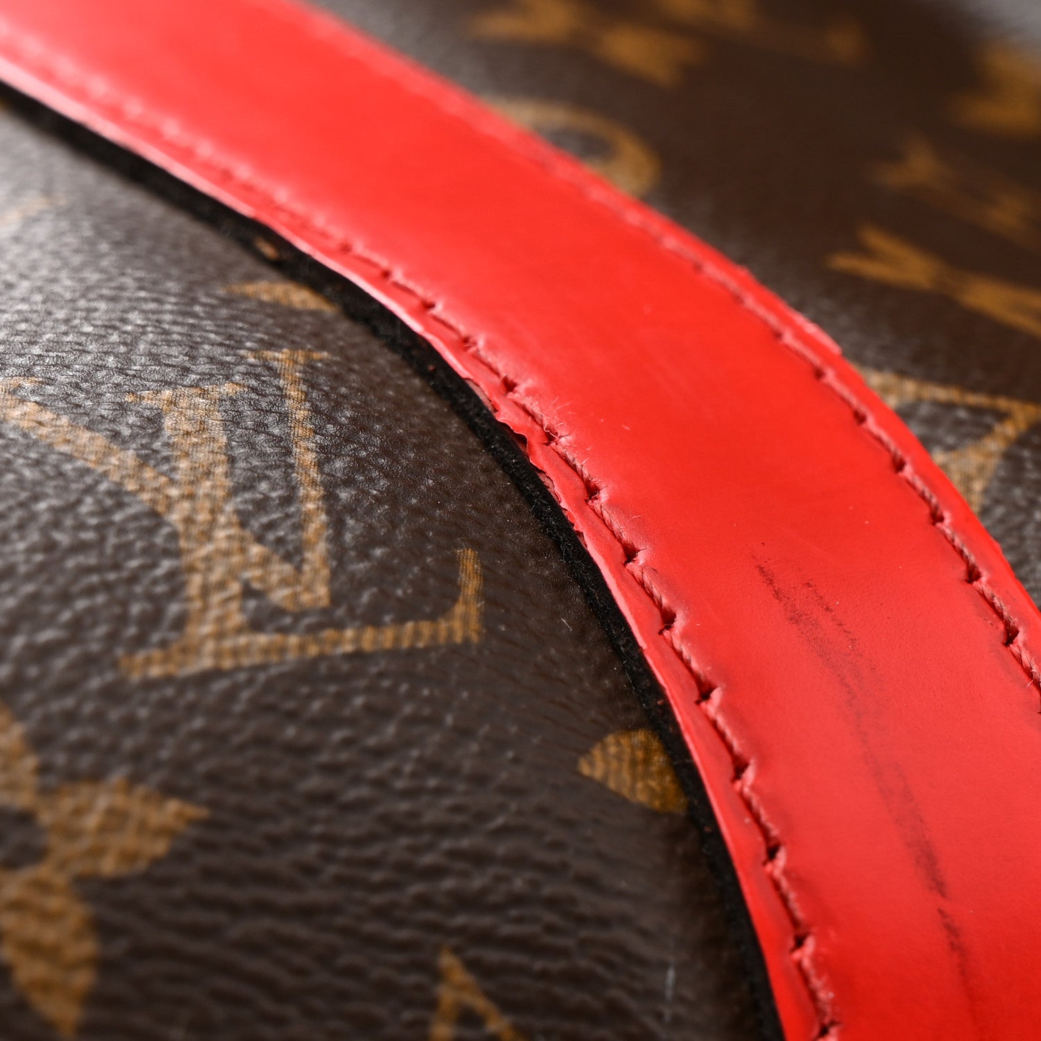 Louis Vuitton Calfskin Monogram Keepall Bandouliere 50 Coquelicot 11 of 11