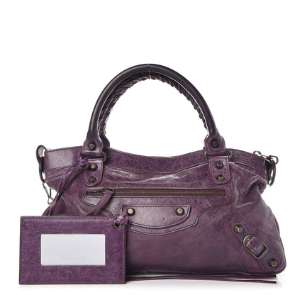 Balenciaga Agneau Classic Hardware First Raisin 1 of 9