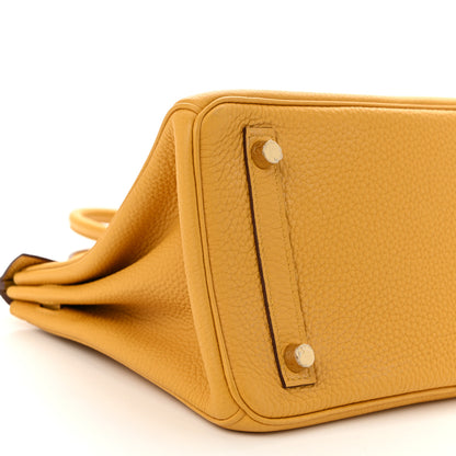 Hermes Togo Birkin 25 Jaune Ambre 9 of 10