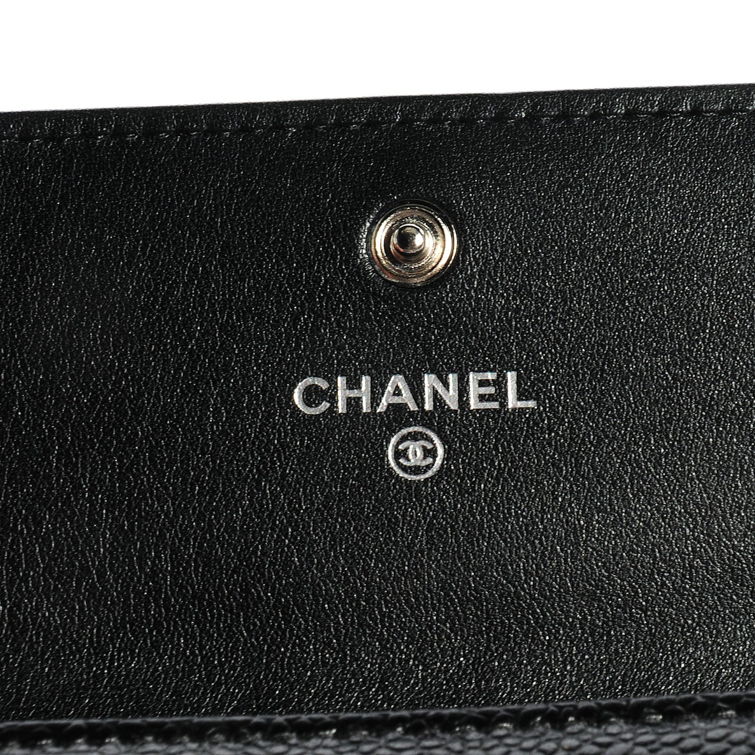 Chanel Caviar Large Gusset Flap Wallet Black 6 of 9