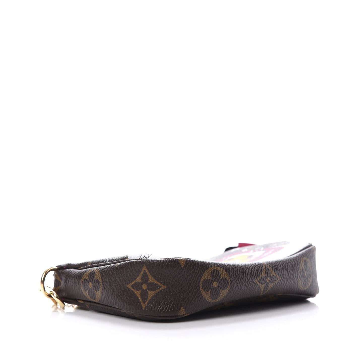 Monogram 2019 Christmas Animation Mini Courchevel Pochette Accessories Fuchsia