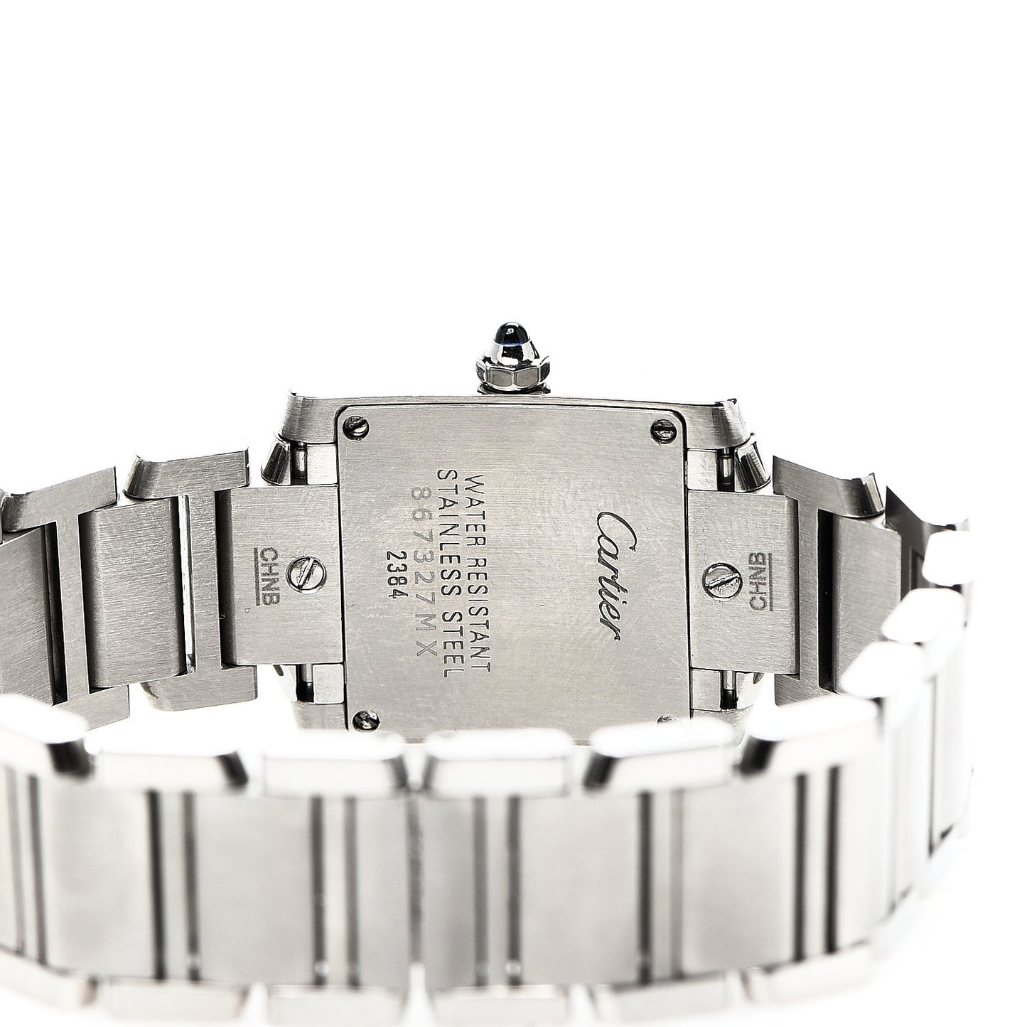 Stainless Steel 20mm Tank Francaise Quartz Watch