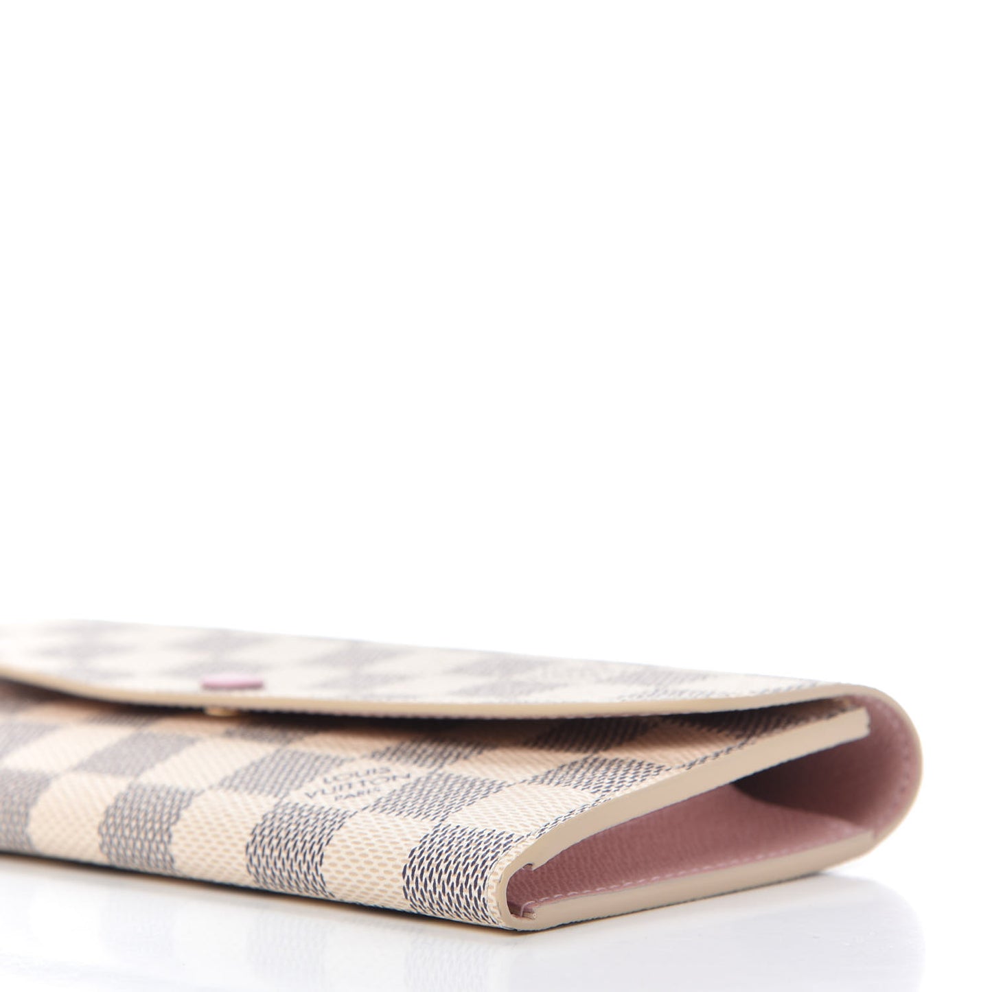 Damier Azur Emilie Wallet Rose Ballerine
