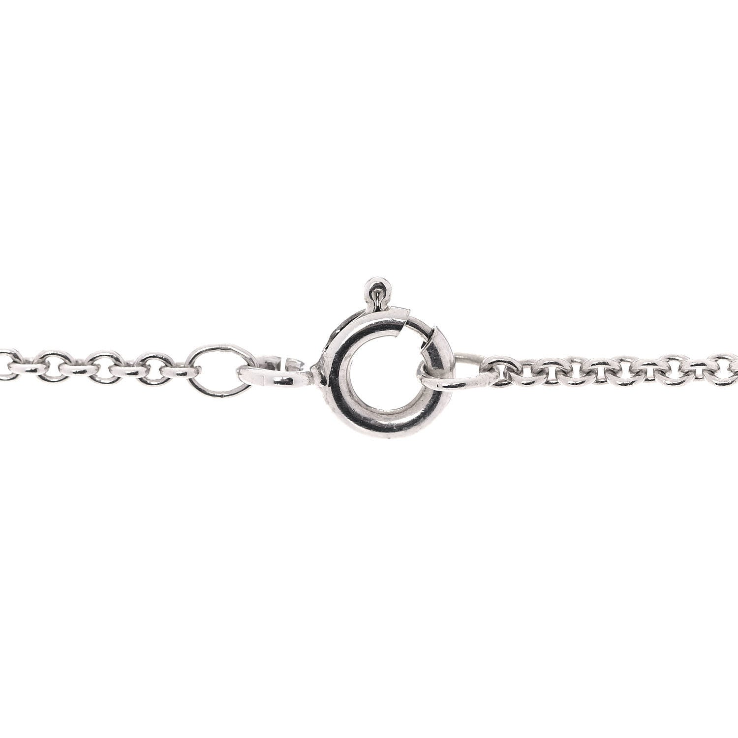 Tiffany Sterling Silver Heart Lariat Necklace 4 of 5