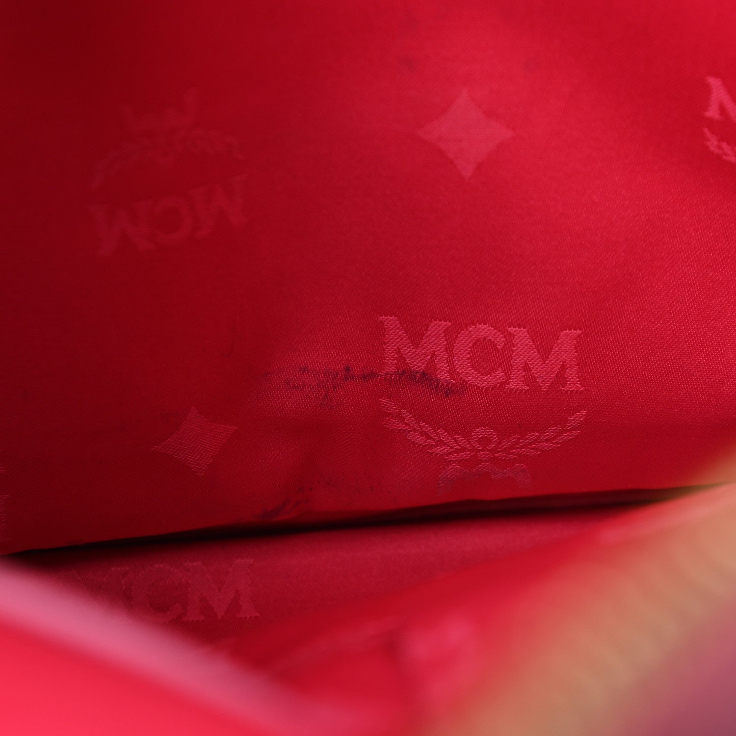 MCM Visetos Studded Medium Dual Stark Backpack Pink 12 of 12