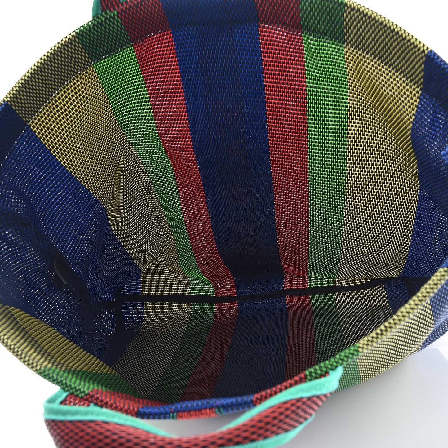 Woven Rubber Tote Multicolor