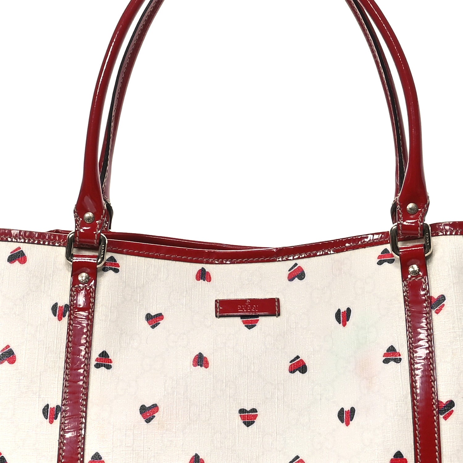 Gucci GG Plus Monogram Hearts Medium Joy Tote 8 of 12