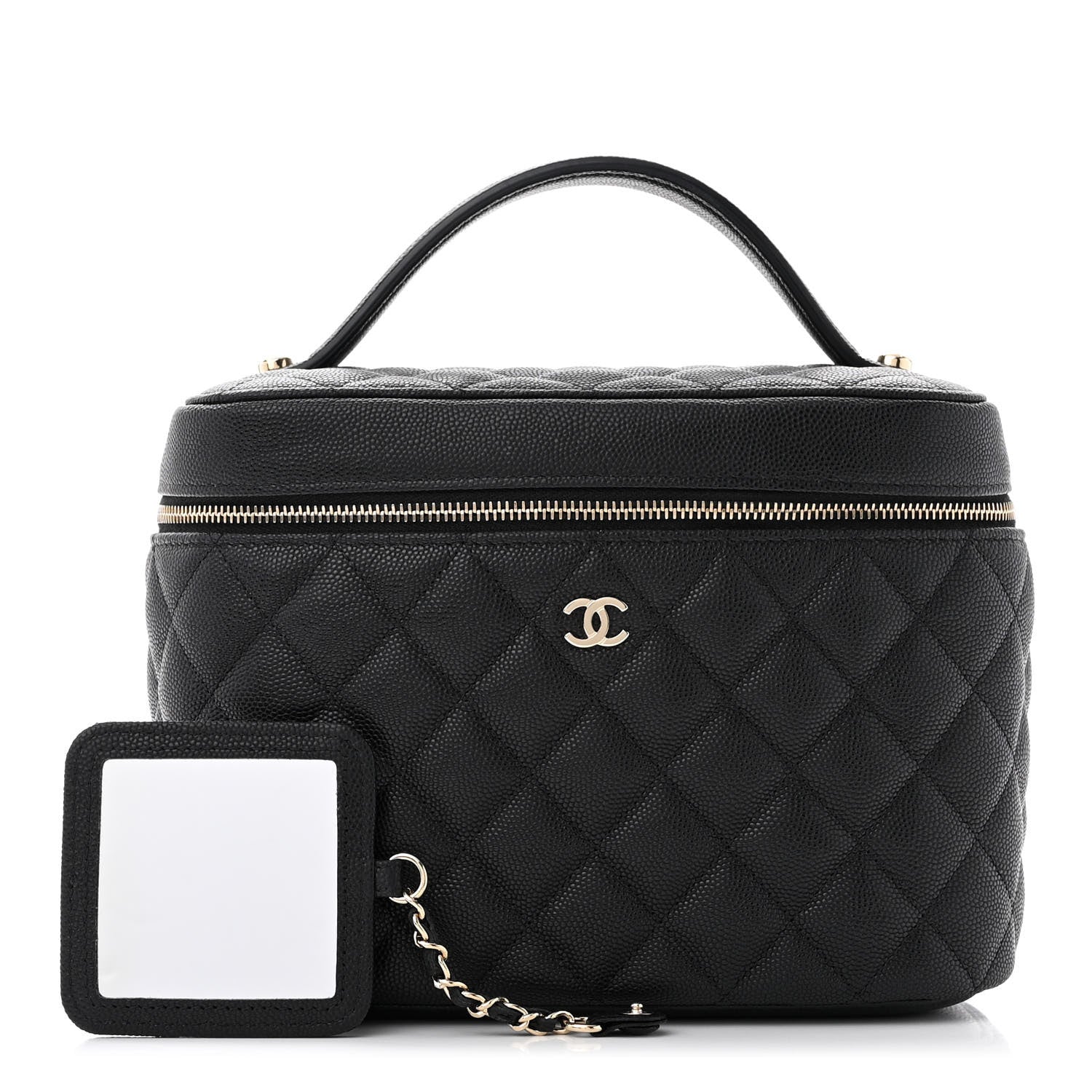 Chanel Caviar Quilted Large Vanity Pouch Black 1 of 12