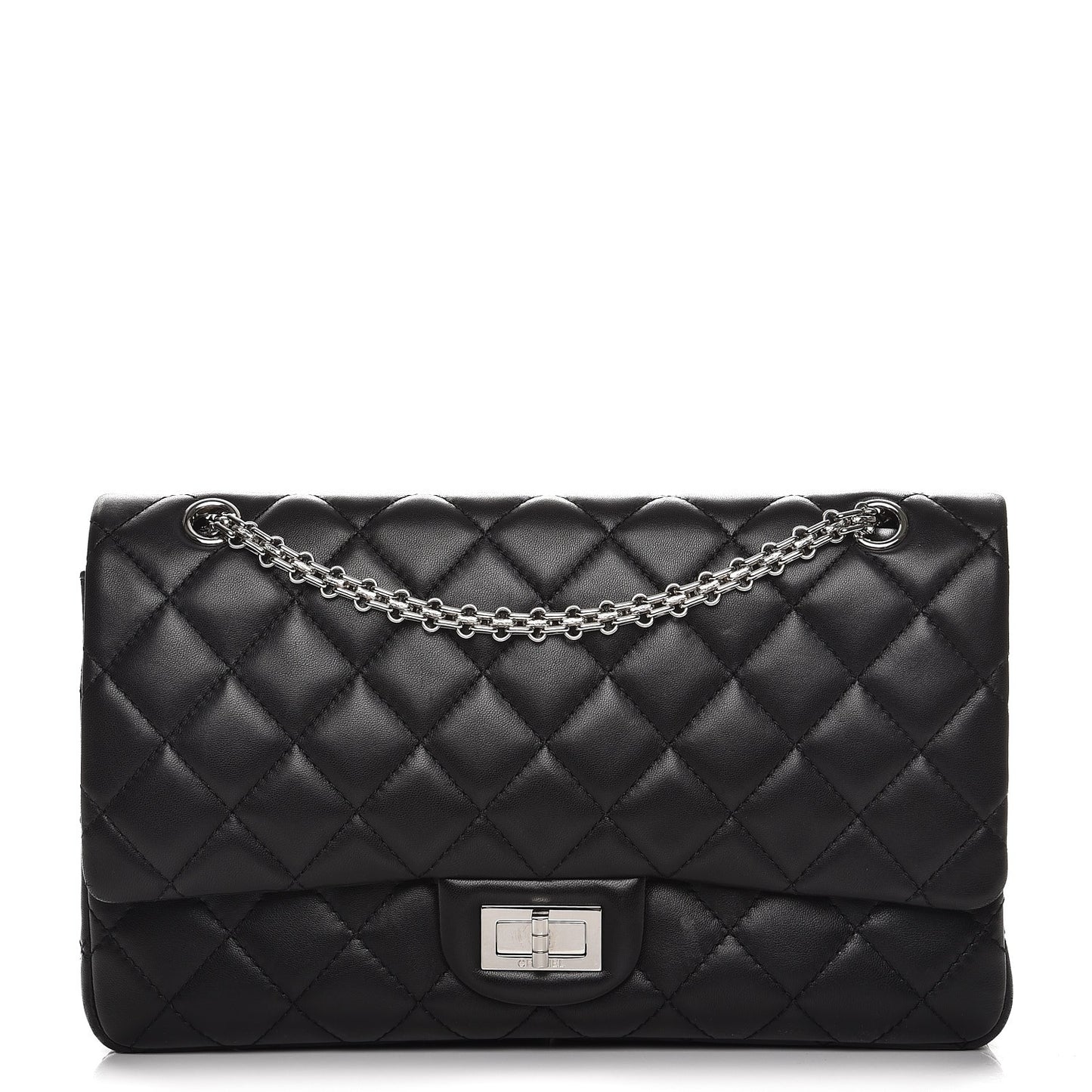 Lambskin Quilted 2.55 Reissue 227 Flap Black