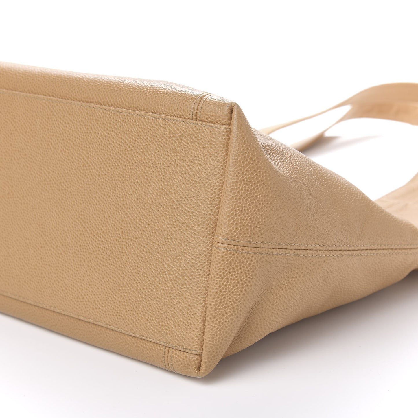 Caviar CC Shoulder Bag Beige