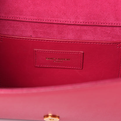 Saint Laurent Grain De Poudre Classic Monogram Cassandre Clutch Lipstick Fuchsia 5 of 10