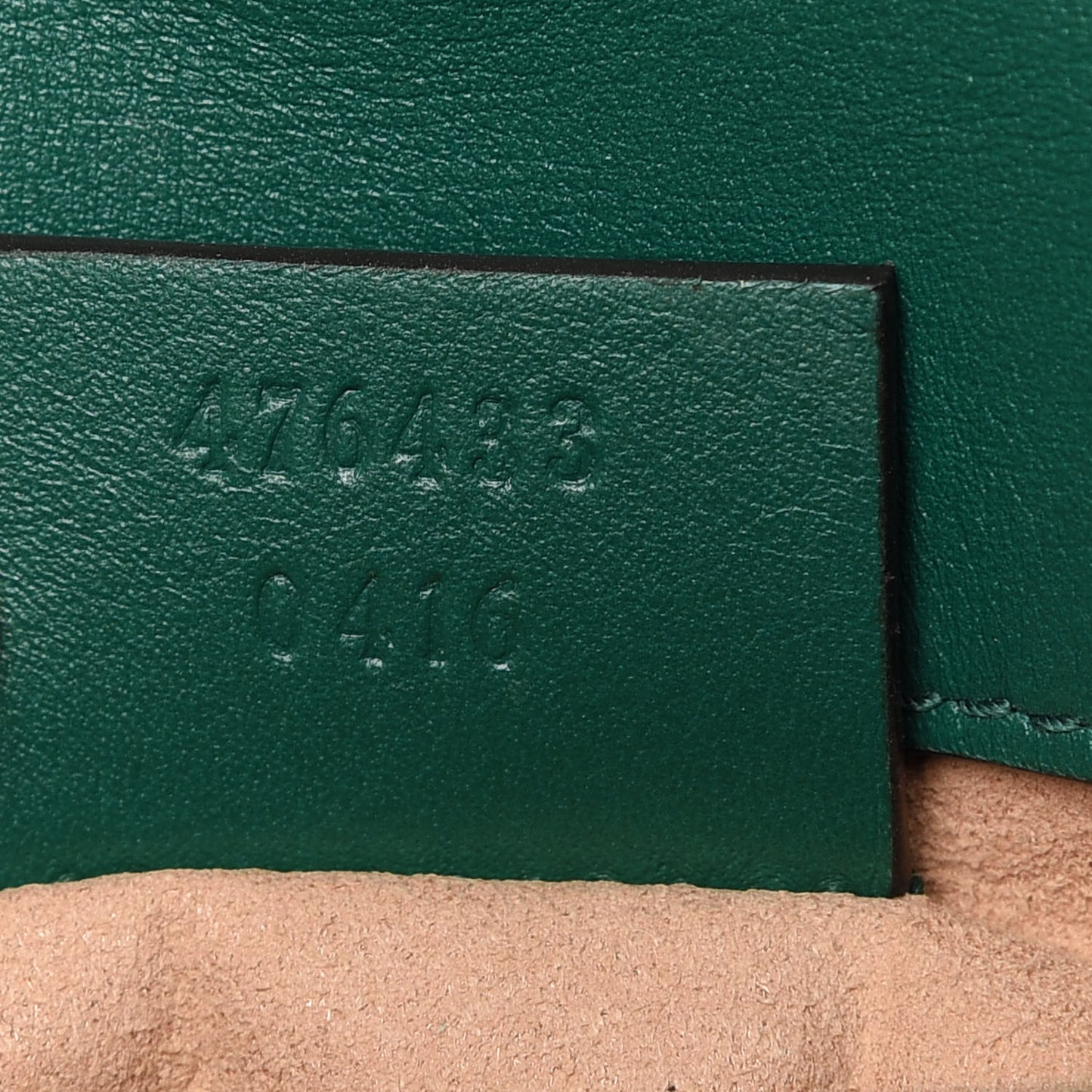 Calfskin Matelasse Super Mini GG Marmont Shoulder Bag Emerald Green