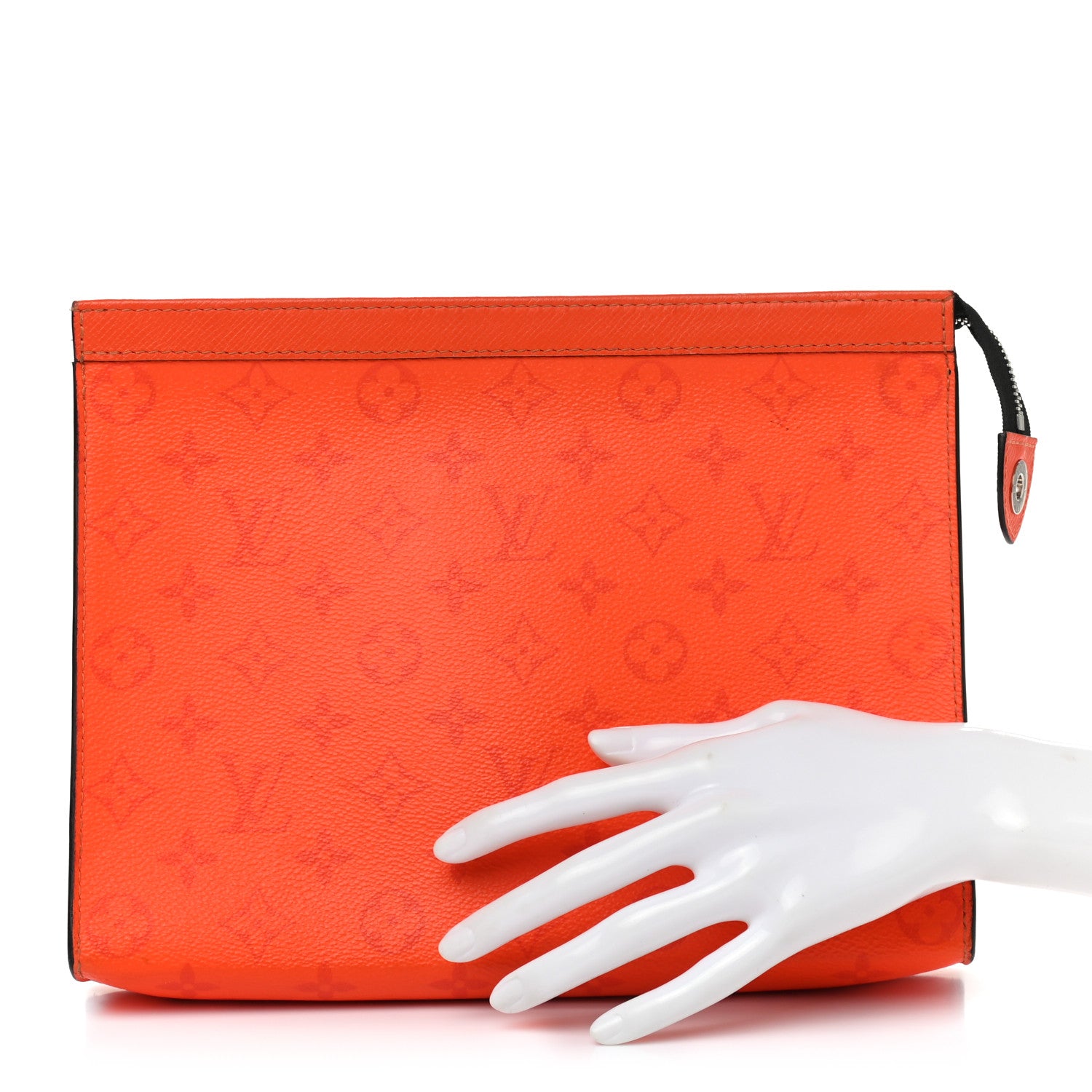 Louis Vuitton Taigarama Pochette Voyage MM Orange 2 of 11