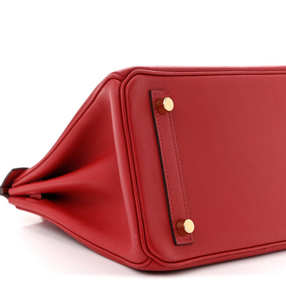 Hermes Swift Birkin 25 Rouge Piment 9 of 10