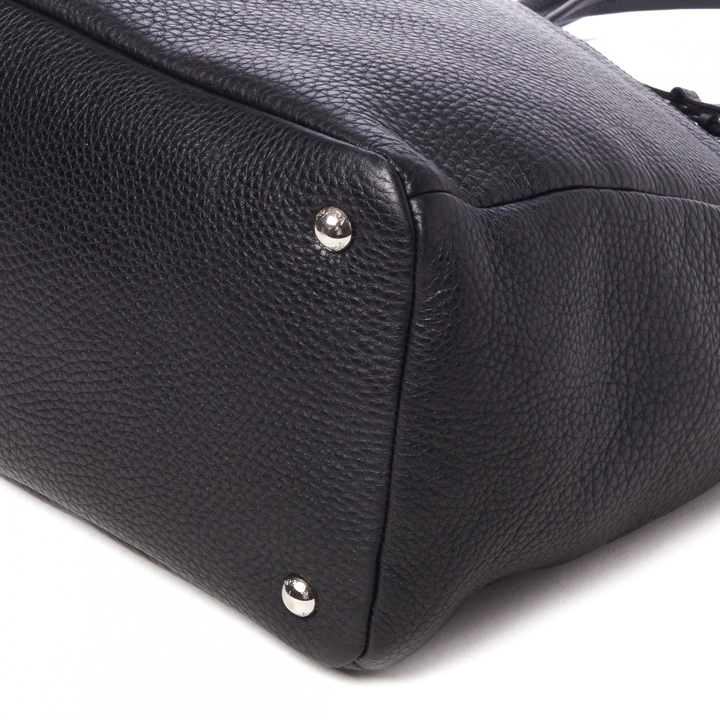 Vitello Daino Tote Black