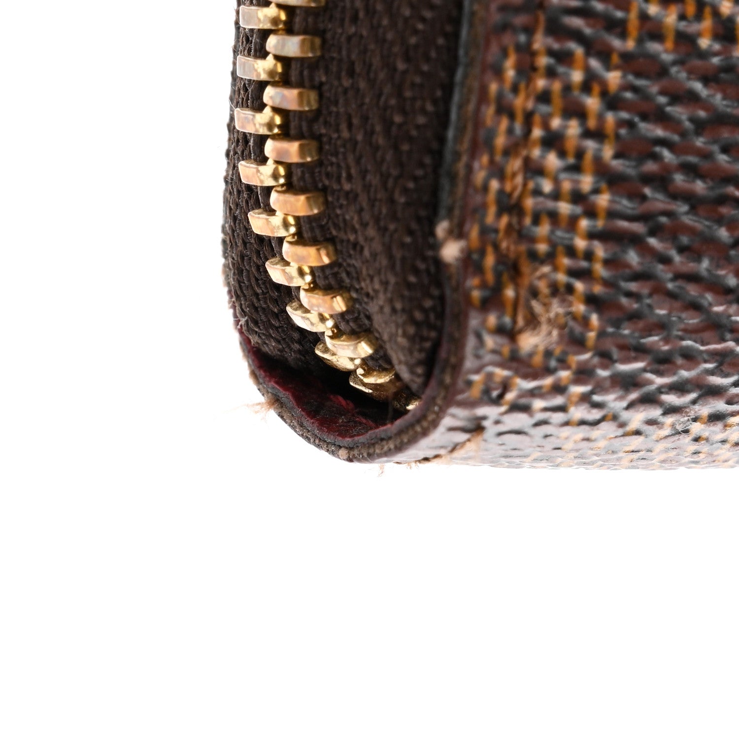 Louis Vuitton Damier Ebene Clemence Wallet Cherry 9 of 11