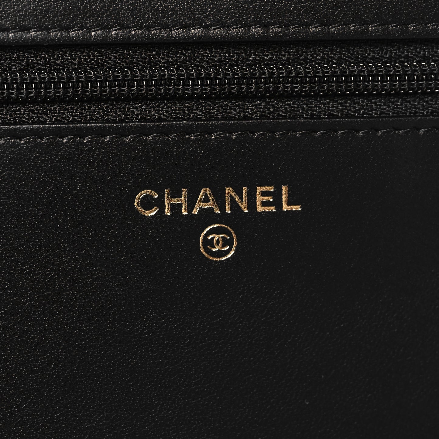 Caviar Quilted Boy Wallet On Chain WOC Black