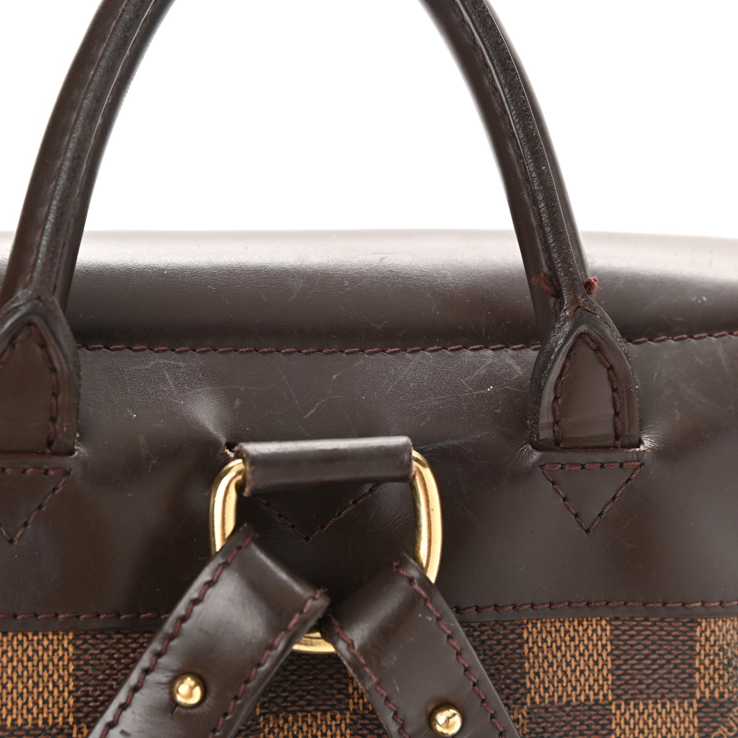 Louis Vuitton Damier Ebene Soho Backpack 12 of 17