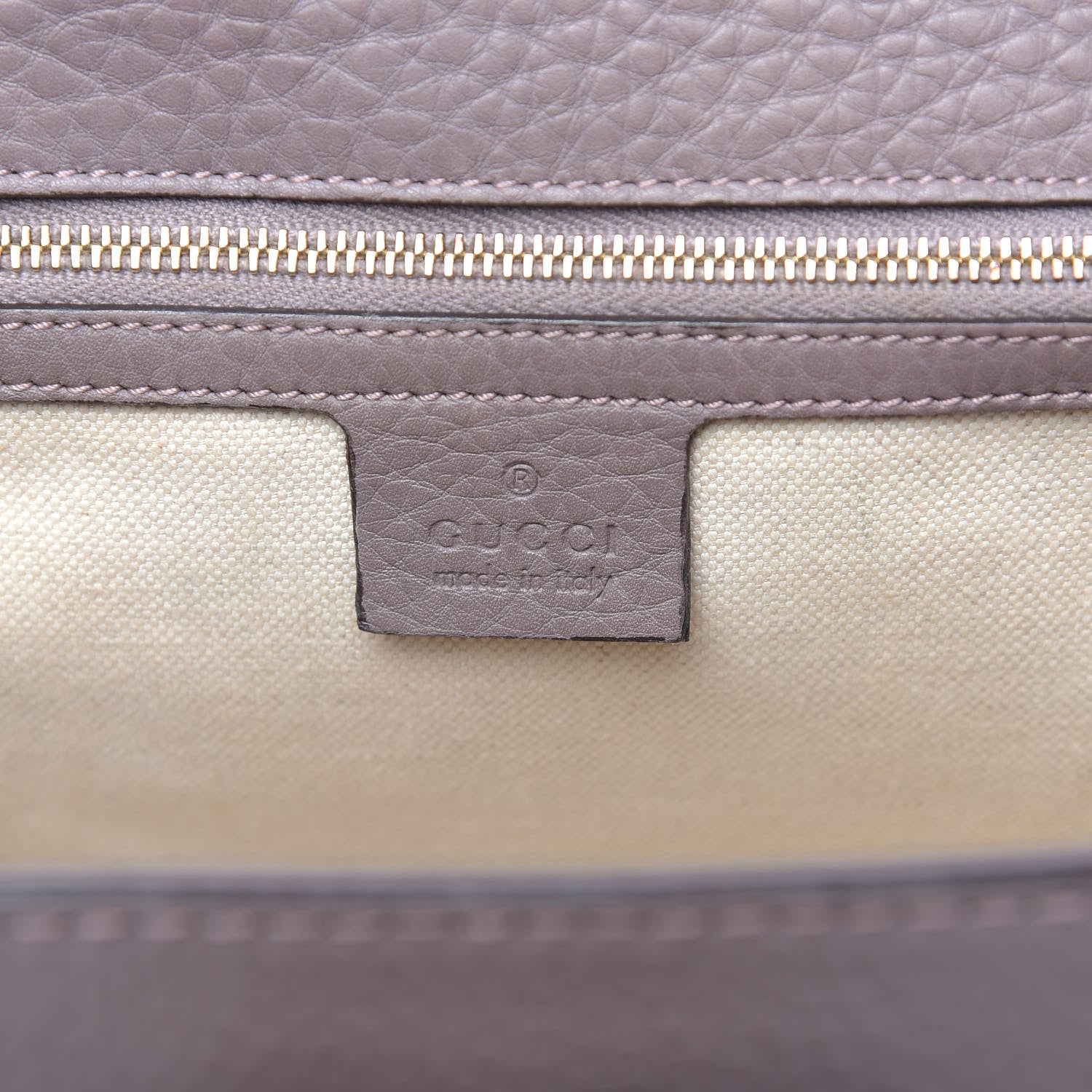 Gucci Calfskin Medium New Bamboo Top Handle Bag Mauve 6 of 16