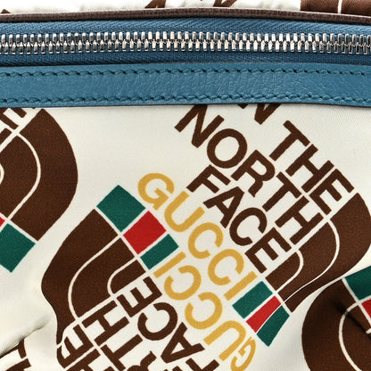 Gucci X THE NORTH FACE Econyl Nylon Belt Bag White Sky Blue 8 of 11