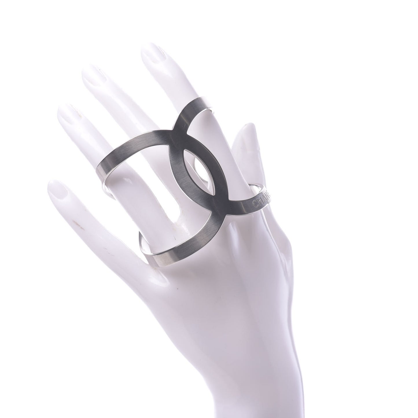 Metal CC Cuff Silver