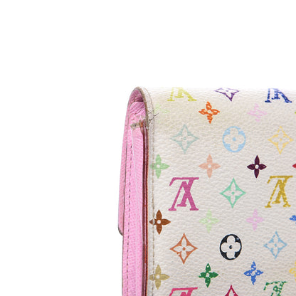 Louis Vuitton Monogram Multicolor Sarah Wallet White 11 of 13