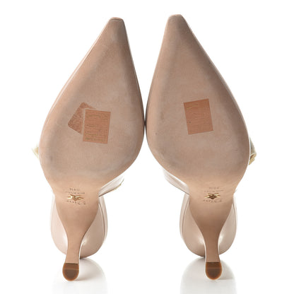 Christian Dior Patent Ribbon J'Adior Slingback 65mm Pumps 39.5 Nude 5 of 10