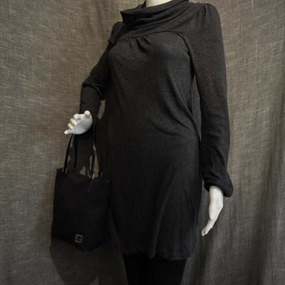 Zucchino Small Roll Tote Black