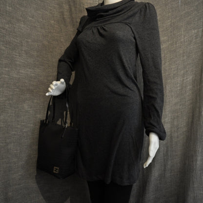 Fendi Zucchino Small Roll Tote Black 2 of 2