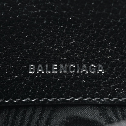 Gucci X BALENCIAGA BB Monogram Calfskin Web Mini Jackie 1961 Hobo Black 6 of 8