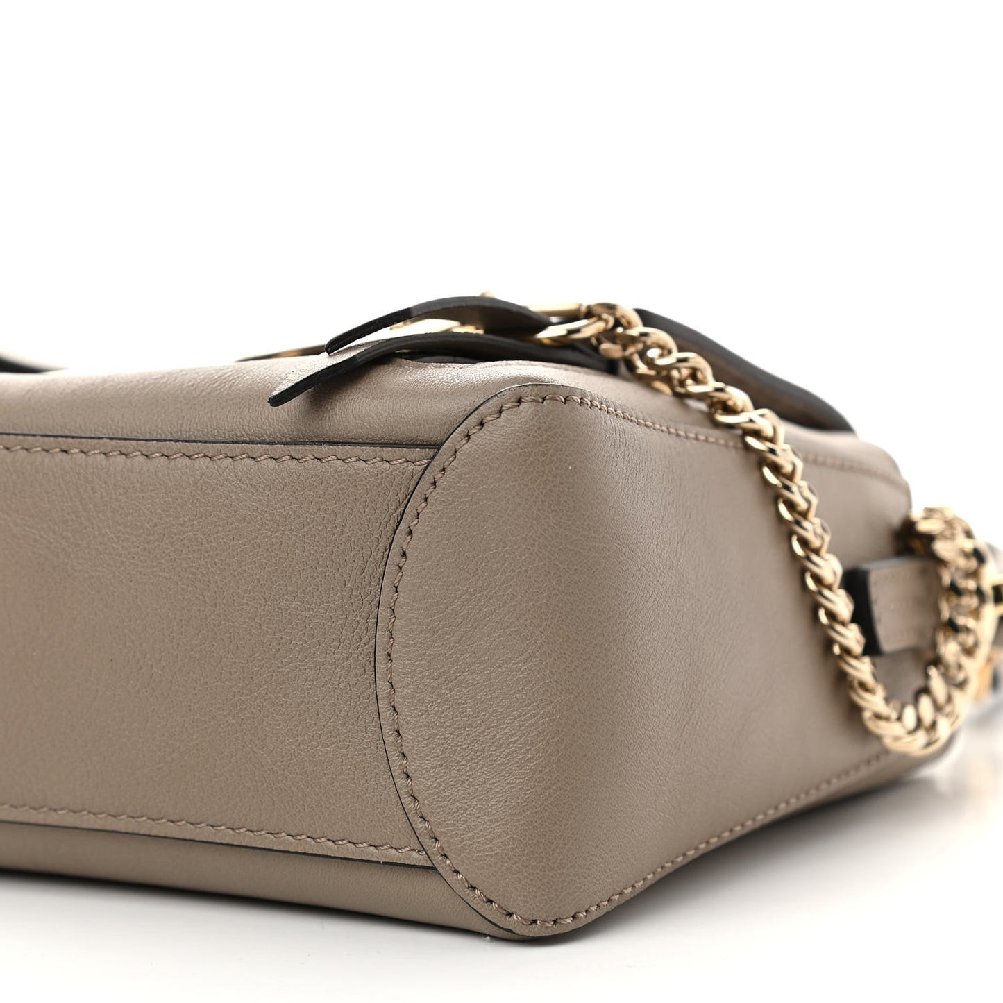 Calfskin Mini Faye Day Shoulder Bag Motty Grey