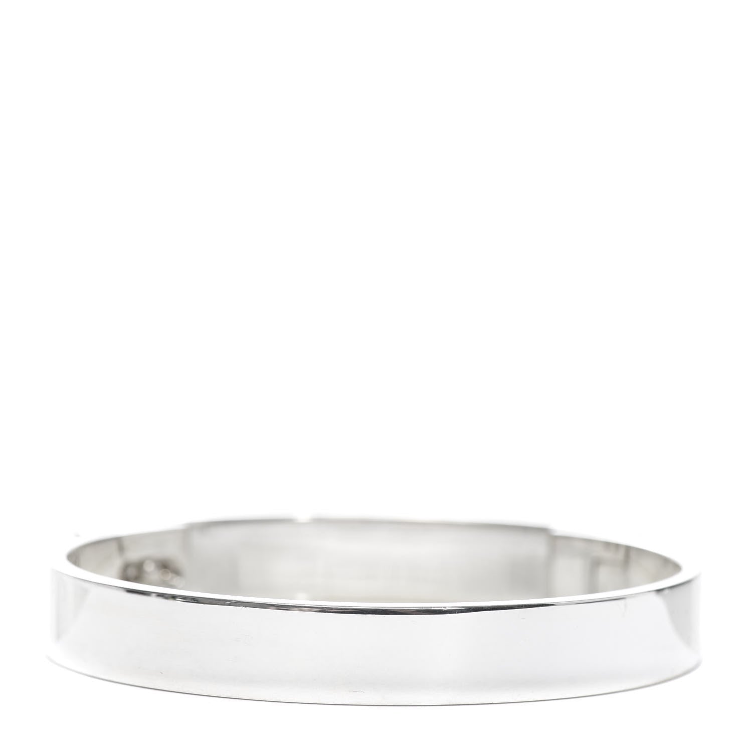 Hermes Sterling Silver PM Collier De Chien Bracelet LG 3 of 5
