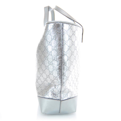 Gucci Guccissima Large Tote Silver 6 of 9