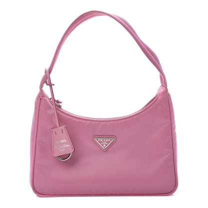 Prada Tessuto Nylon Mini Re-Edition 2000 Bag Begonia 1 of 14