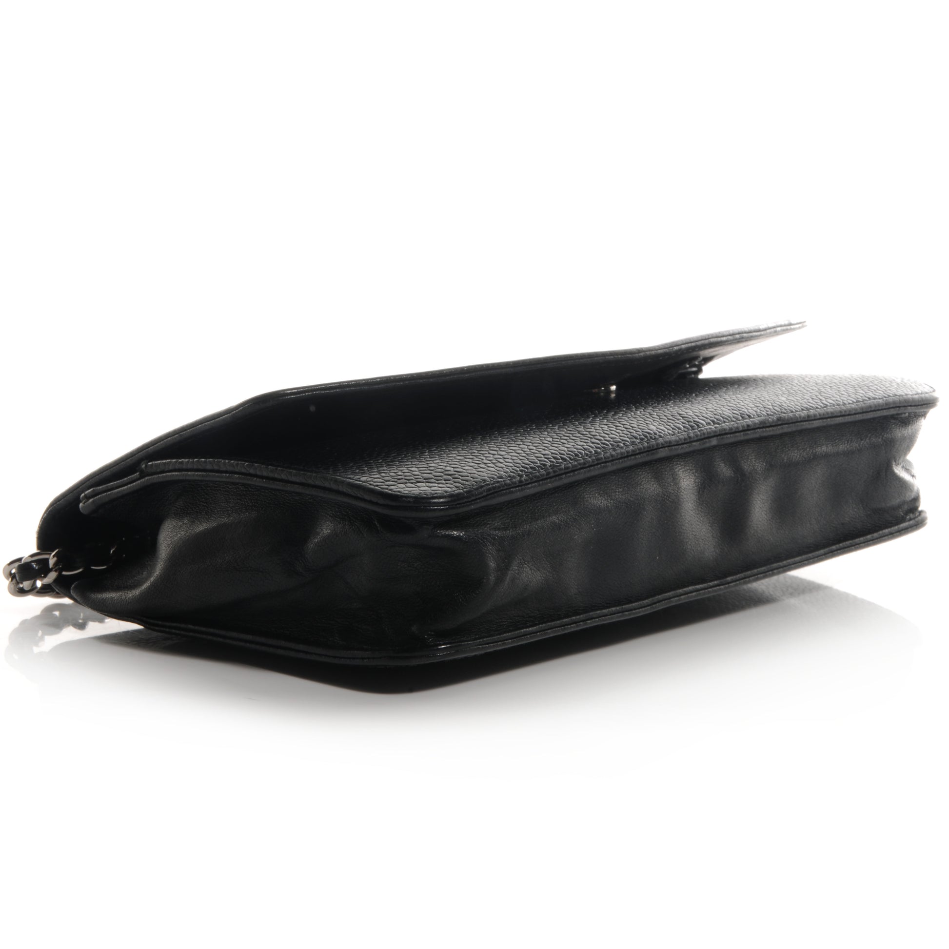 Chanel Caviar CC Wallet on Chain WOC Black 3 of 8