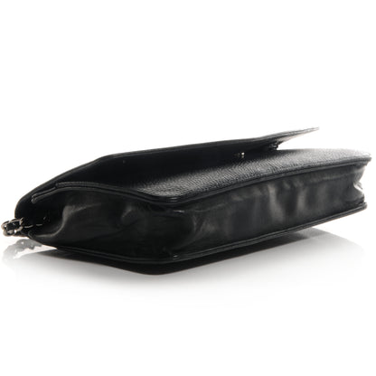 Chanel Caviar CC Wallet on Chain WOC Black 3 of 8