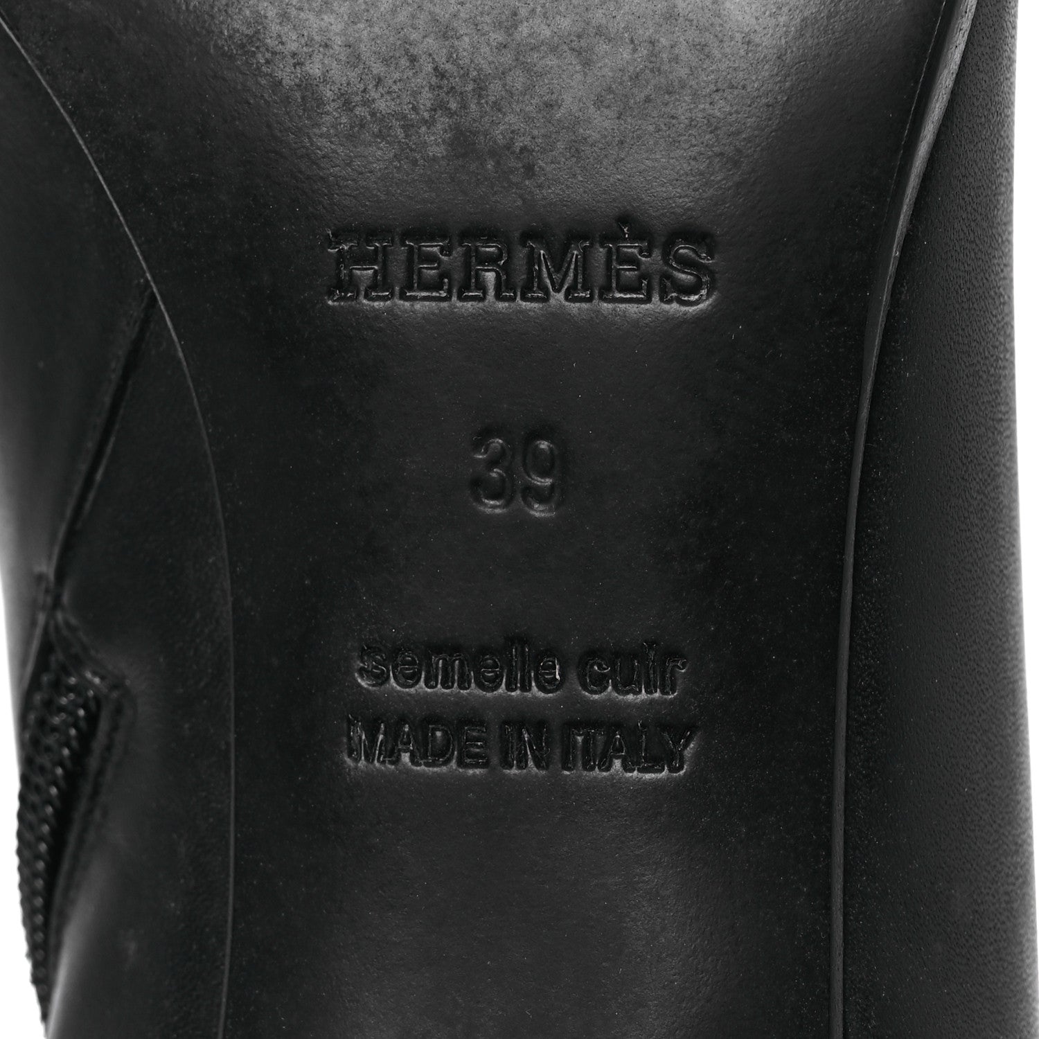 Hermes Calfskin Saint Germain Ankle Boots 39 Black 8 of 11