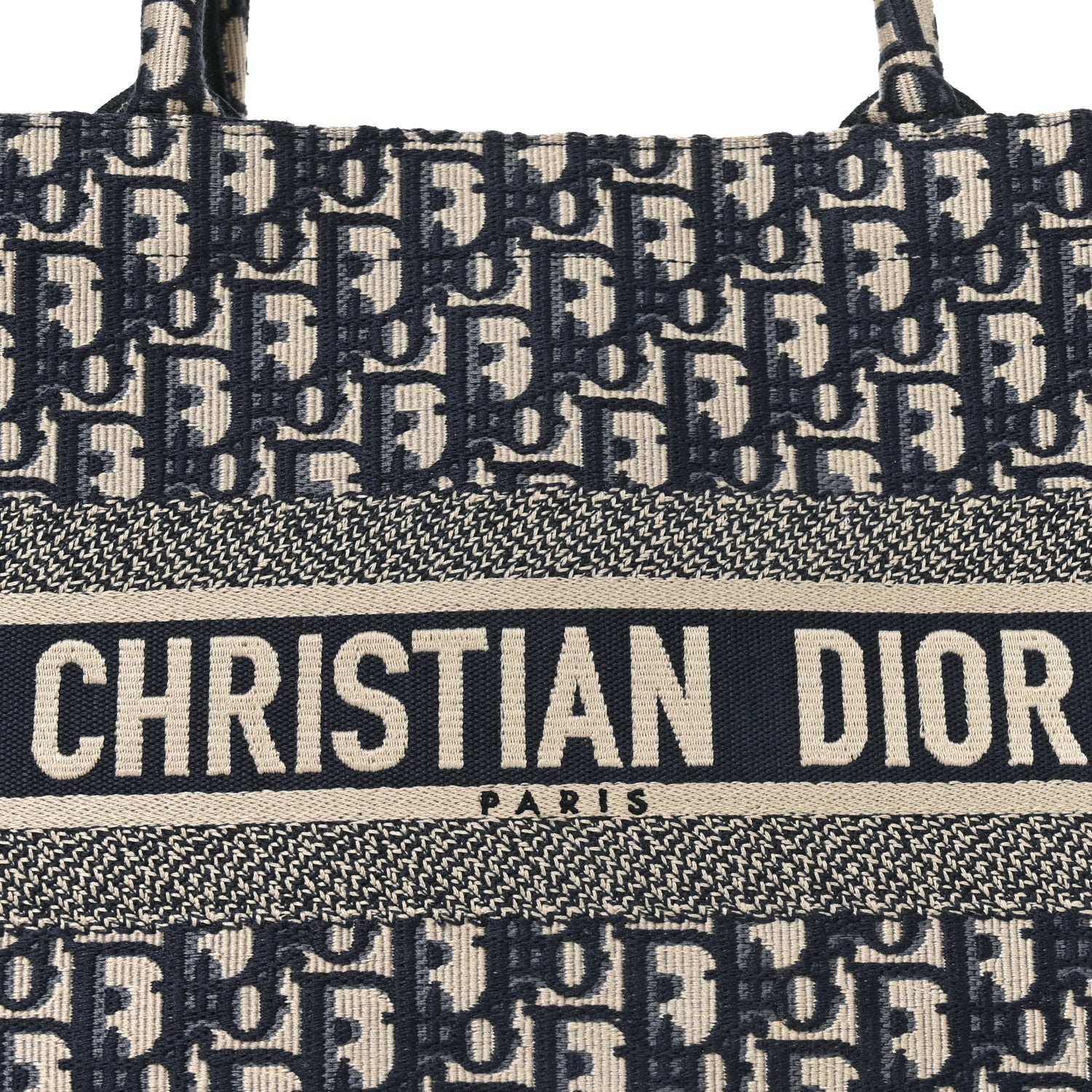 Christian Dior Oblique Medium Book Tote Blue Multicolor 8 of 10