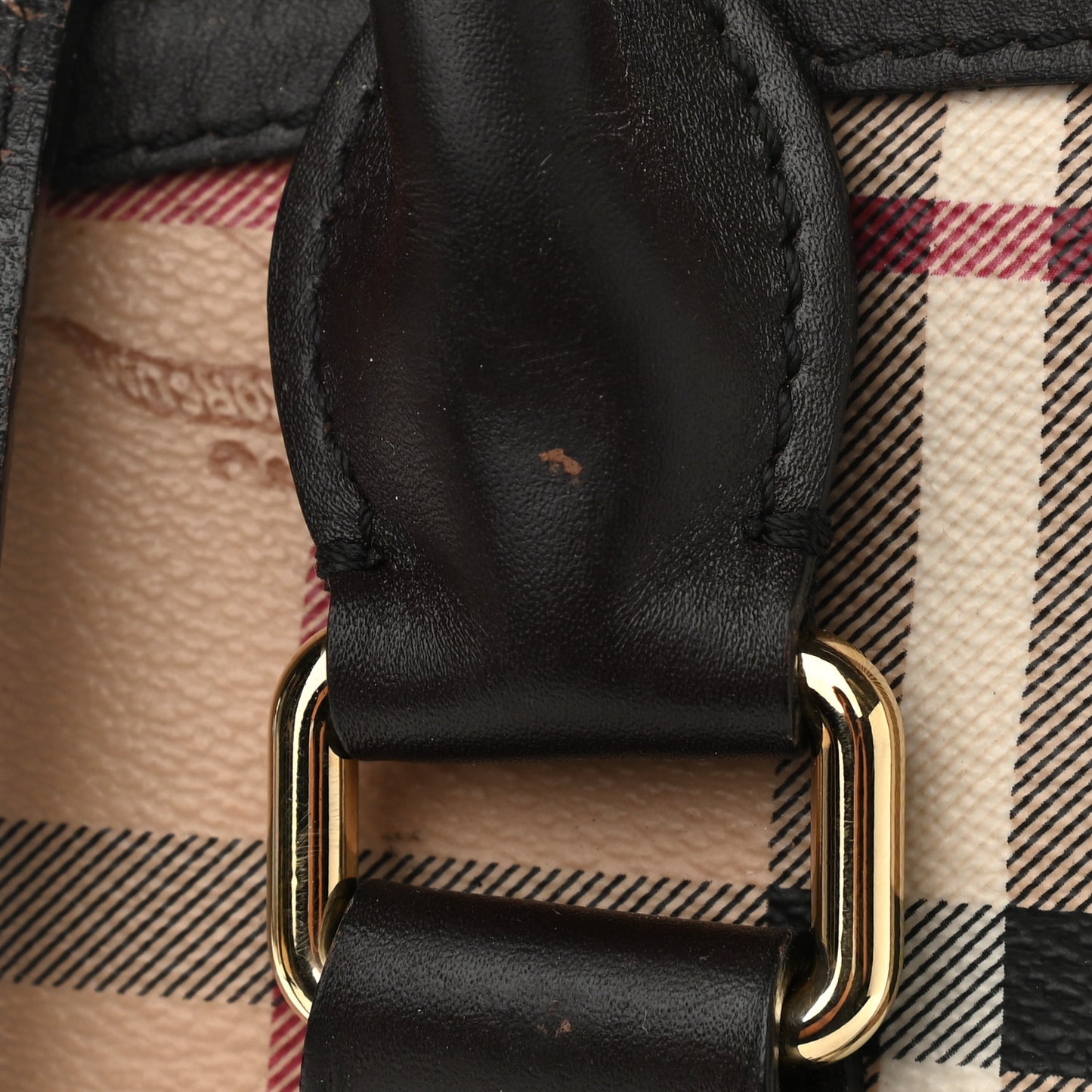 Haymarket Check Medium Tote Black