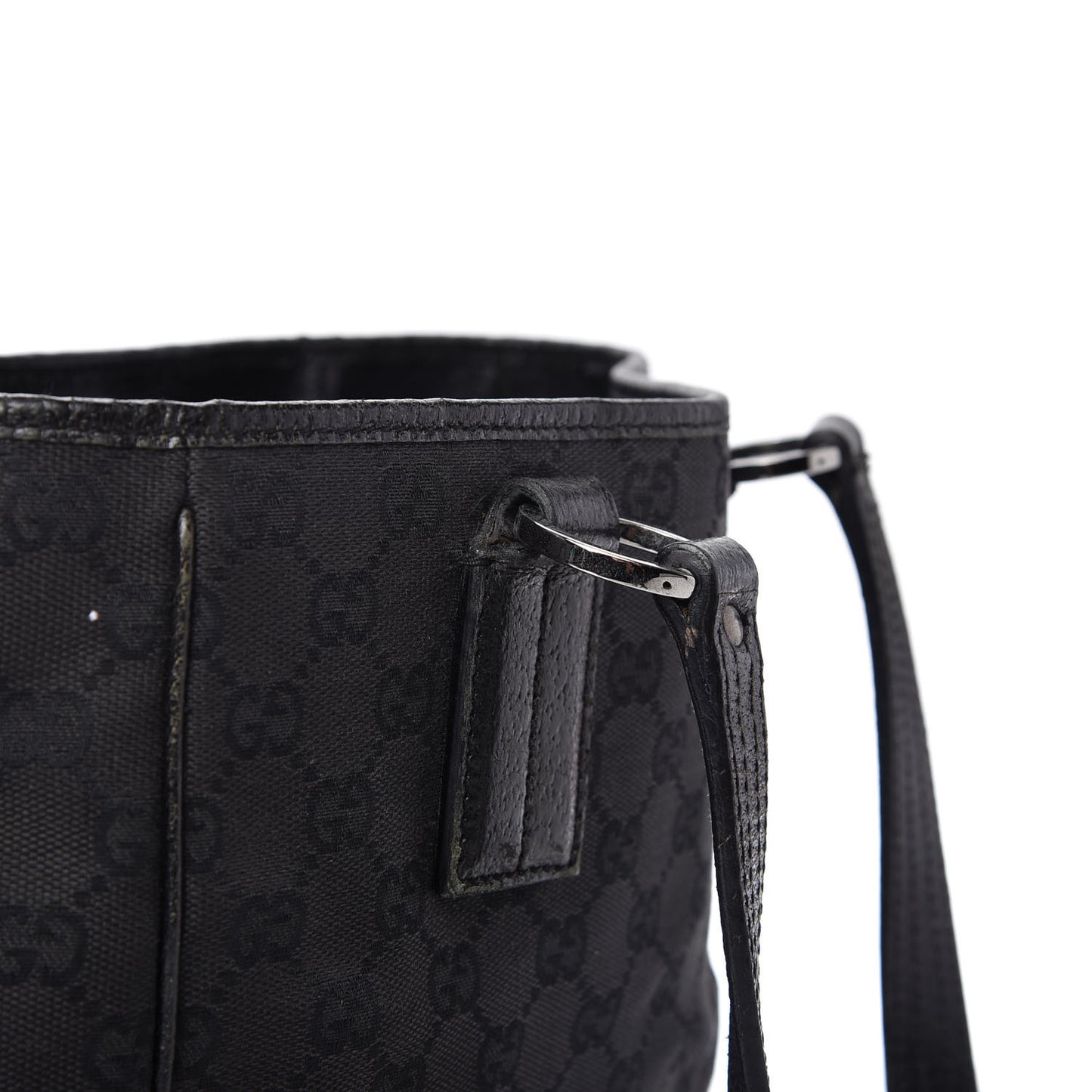 Monogram Medium Tote Black