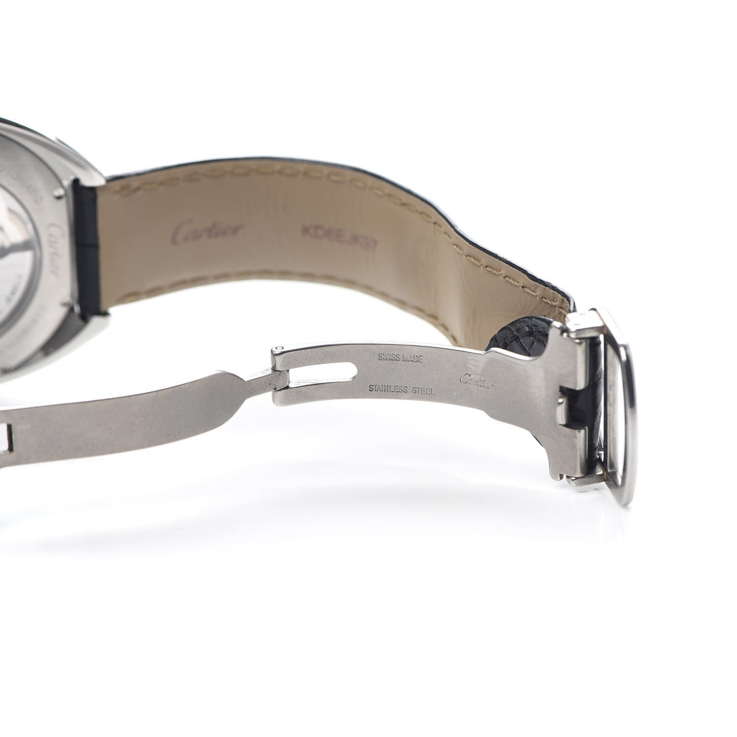 Stainless Steel Alligator 40mm Cle De Cartier Automatic Watch